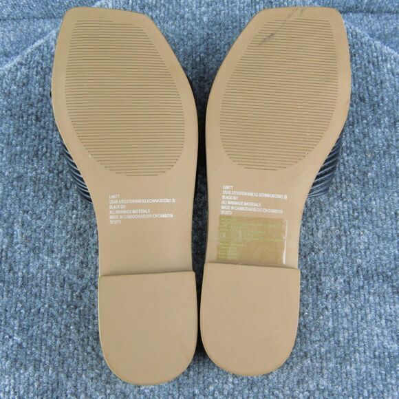Steve Madden Limitt Women Slide Sandal Shoes Black Synthetic Size 6.5 Medium‎ - Picture 7 of 9